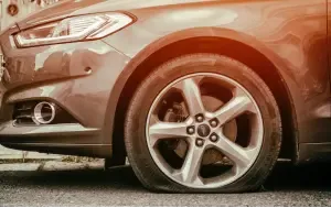 Flat tire replacement service